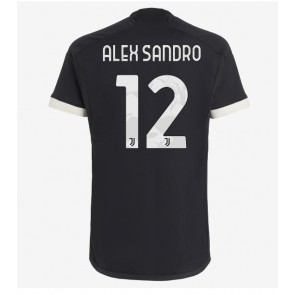 Lacne Muži Futbalové dres Juventus Alex Sandro #12 2023-24 Krátky Rukáv - Tretina